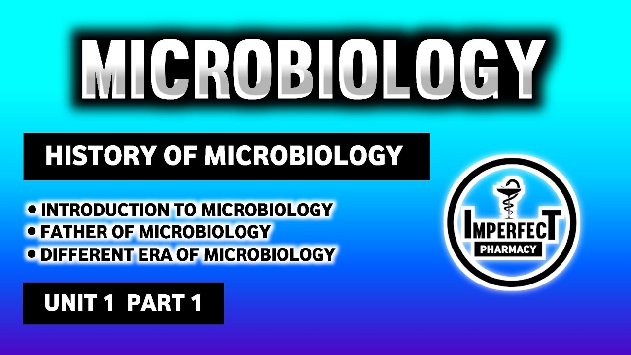 History Of Microbiology | Introduction | Father Of Microbiology | B Pharma 3rd Semester