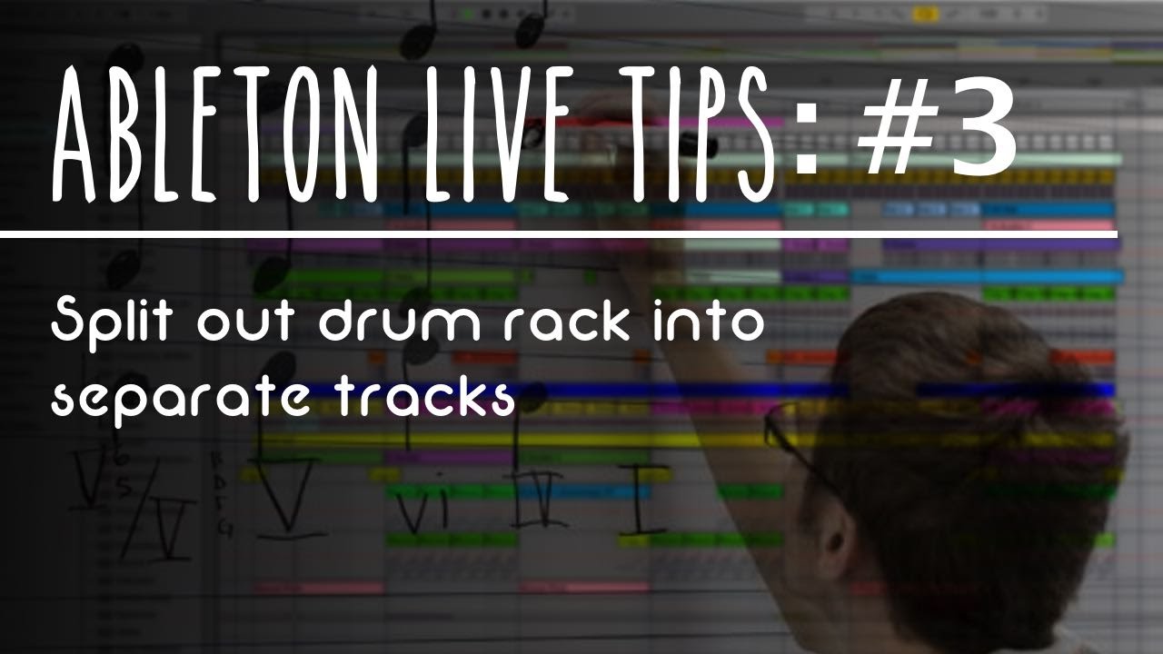 Split drum rack into separate tracks - ABLETON LIVE TIP #3