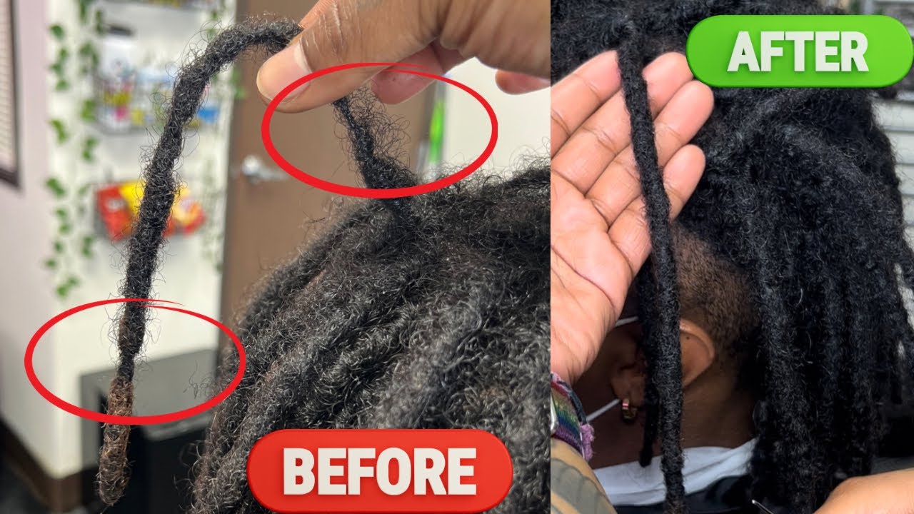 LOC REPAIR - How To Repair Thin/Weak Locs DETAILED Tutorial