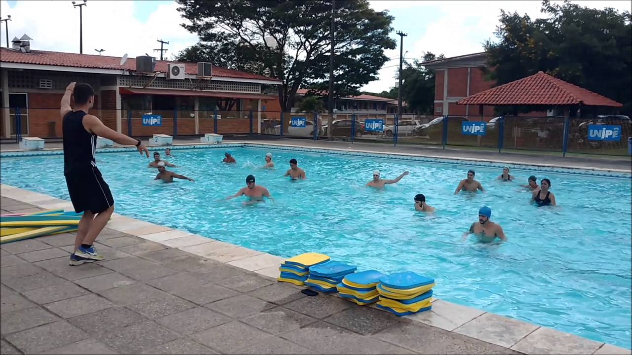 Atividades Aquáticas II - Aula de Hidroginástica -Treinamento Contínuo-UNIPÊ -Turma G