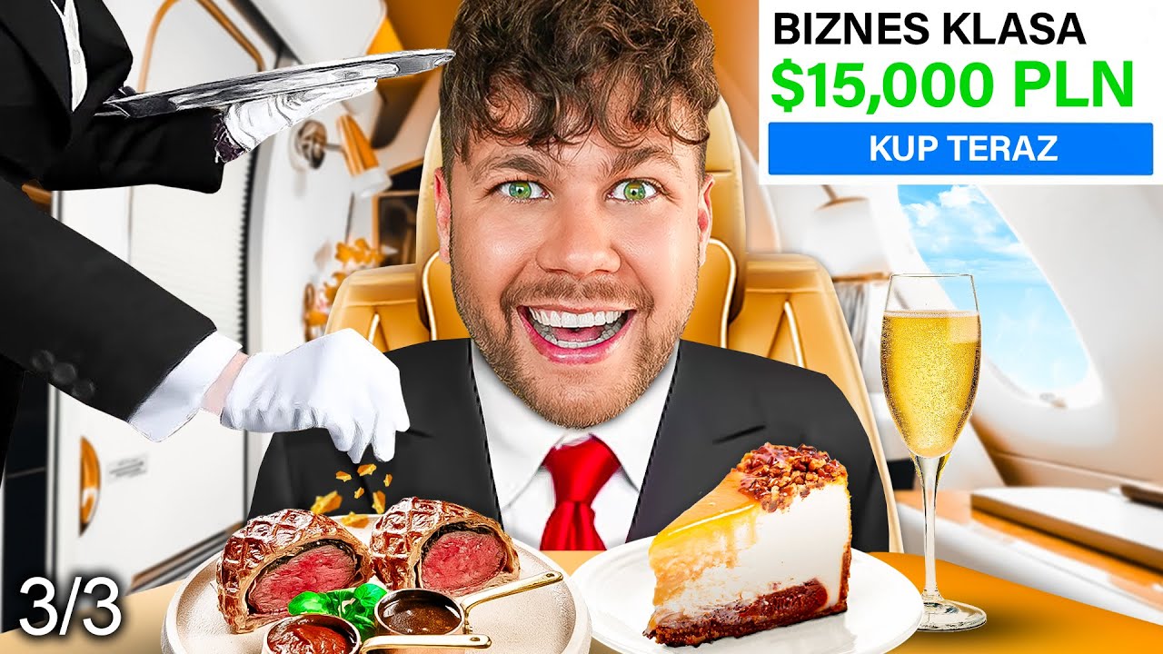 Poleciałem BIZNES KLASĄ za 15 000 PLN! *100h dookoła świata 3/3*