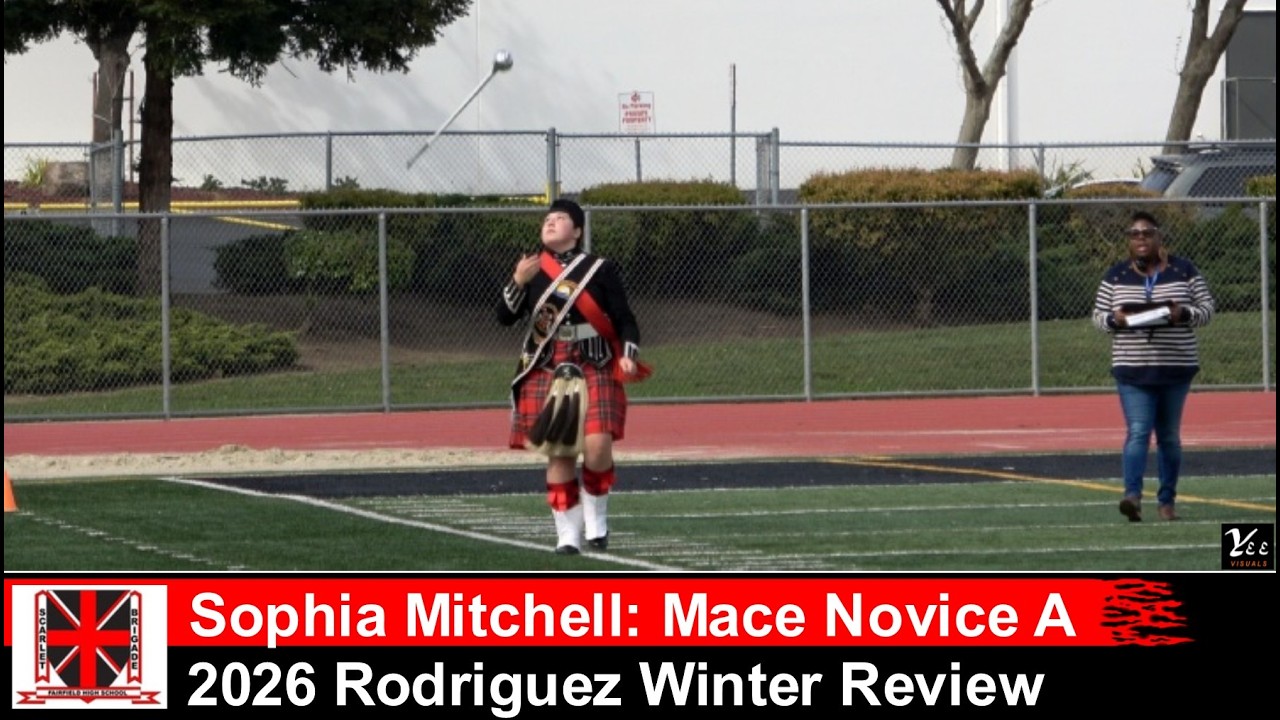 Sophia Mitchell, Fairfield HS, L-Pattern Mace Novice A at Rodriguez HS Winter Review 2026