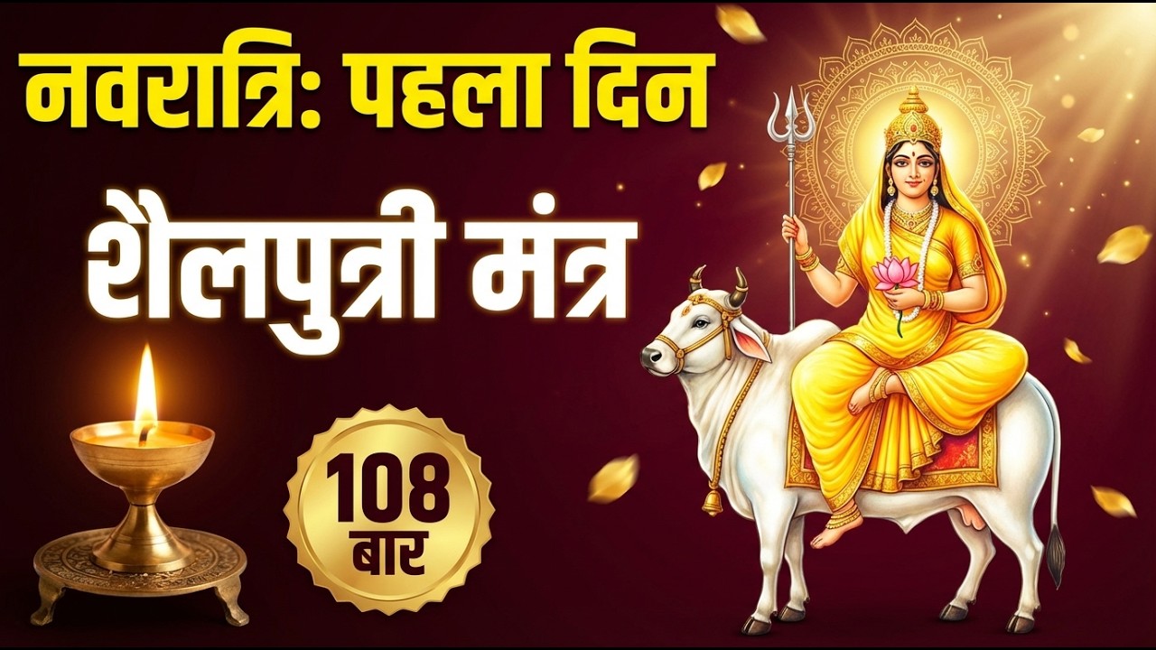 Navratri Day 1 | Maa Shailputri Aarti & Mantra | नवरात्रि पहला दिन | Shakti Ka Aarambh 🔱