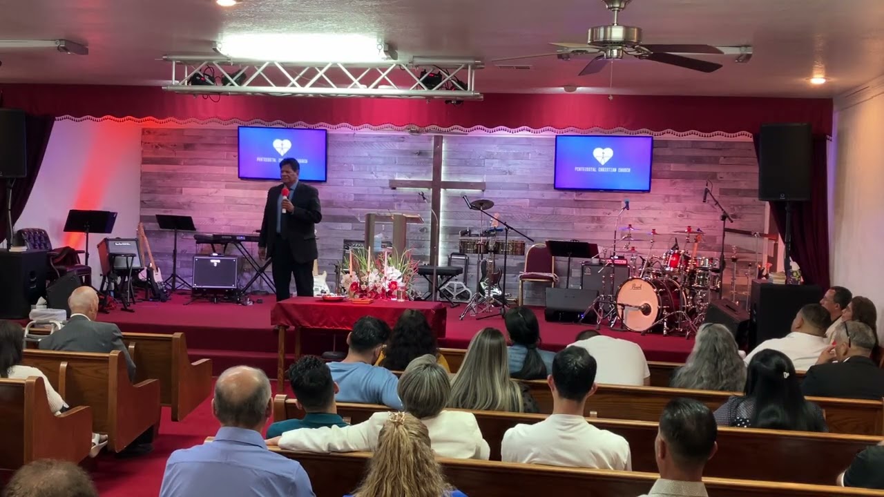 Pastor Joe Angel Garcia - preaching in Hearne Tx 