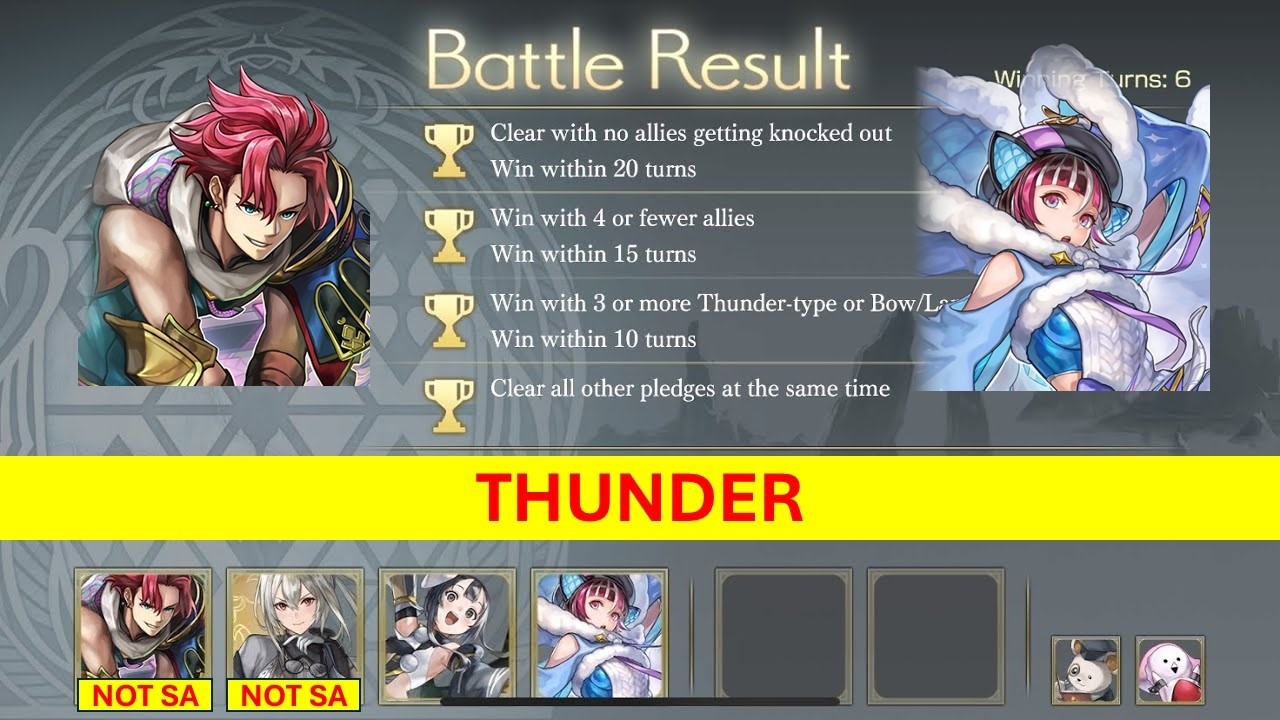 Victor Manifest Thunder Pledge - Another Eden 