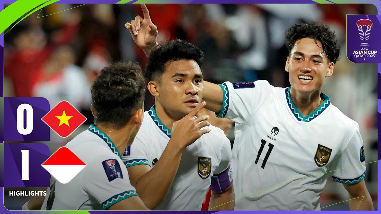 #AsianCup2023 | Group D : Vietnam 0 - 1 Indonesia