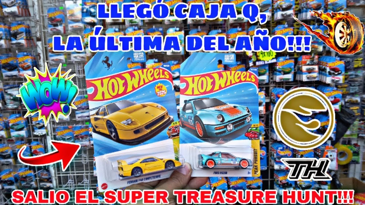 Caja Q, hot wheels, salio Super treasure hunt!!!🚘#diecasthotwheels#hotwheels2025