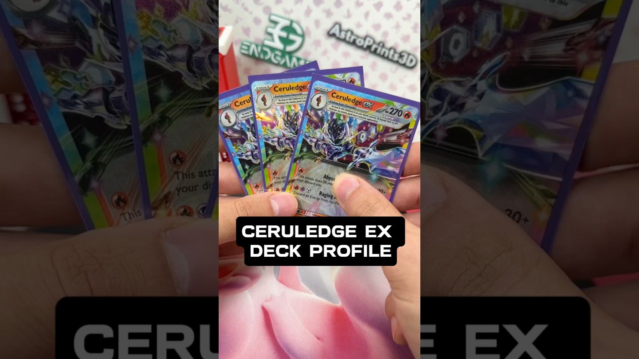 3-1 CERULEDGE EX СПИСОК КОЛОД 🔥⚔️ #pokemontcg #ceruledge #pokemoncommunity #tcg #decklist