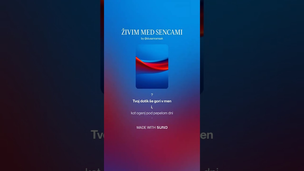 ŽIVIM MED SENCAMI