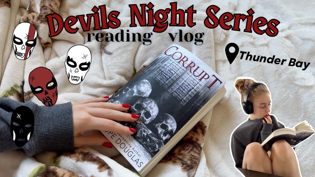 reading the devil's night series ON DEVIL'S NIGHT! ☠️🌪🍸🪩