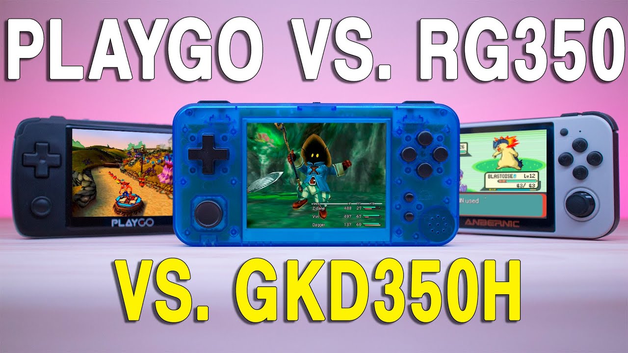 Which Retro Handheld Should You Buy? - RG350 vs. PlayGo vs. GKD350H