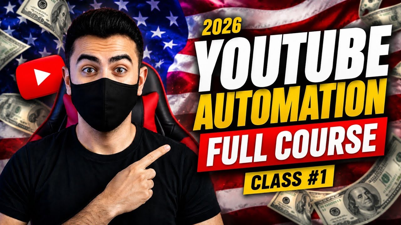 Class 1 | How to Start USA Based YouTube Automation Channel | YouTube Automation Course Step by Step