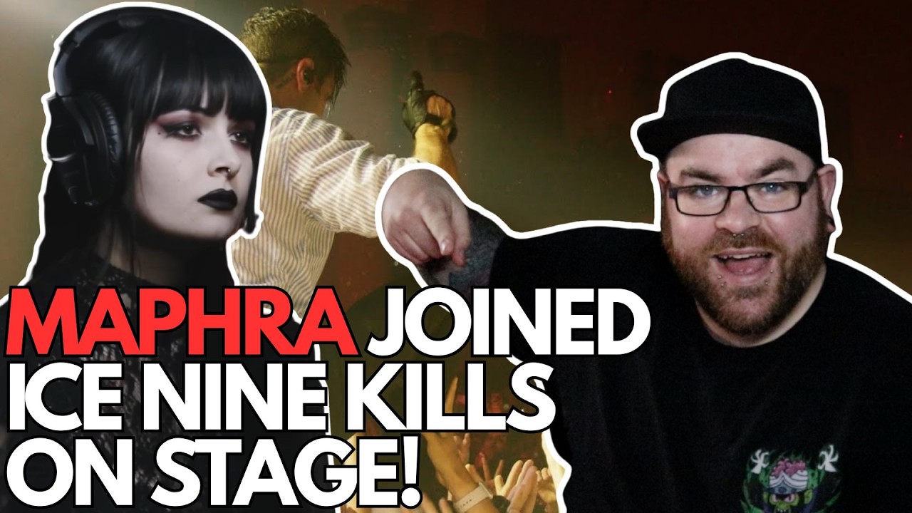 MAPHRA JOINS ICE NINE KILLS ON STAGE LIVE - TWISTING THE KNIFE - REACTION