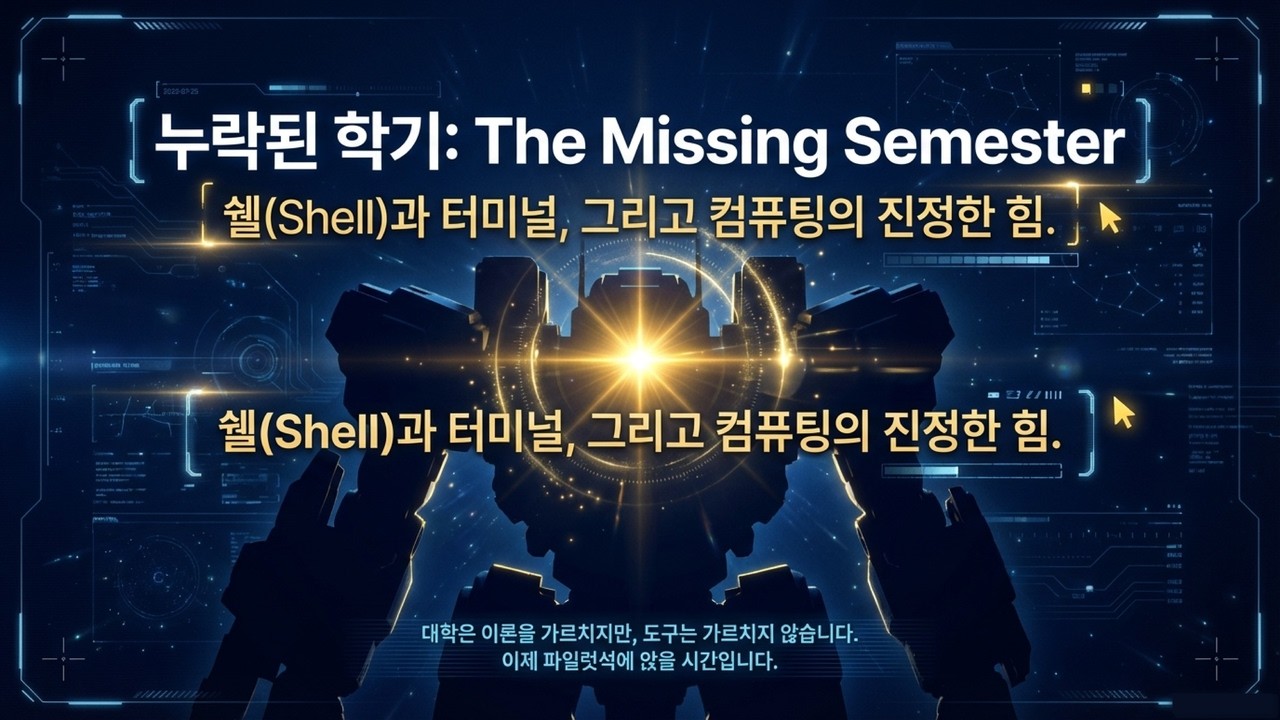 [MIT Lecture: Shell & Coding 완전정복] MIT 강의: 셀과 코딩, 완전판