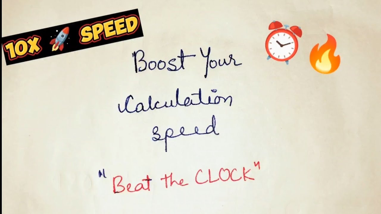 🚀How to increase Calculation speed🔥Try this ✅BASIC TO ADV.|#sbipo #ibpspo #ssc 