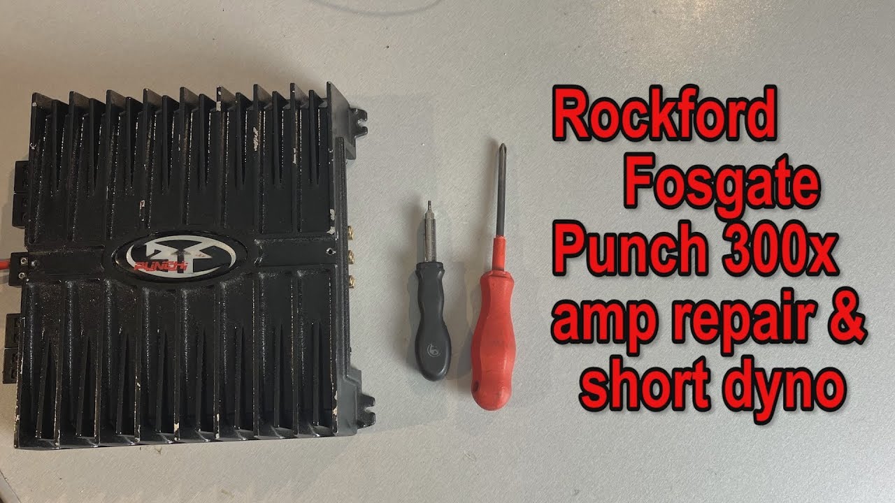 Ремонт 4-канального усилителя Rockford Fosgate Punch 300x oldschool car audio и динамометр с коро...
