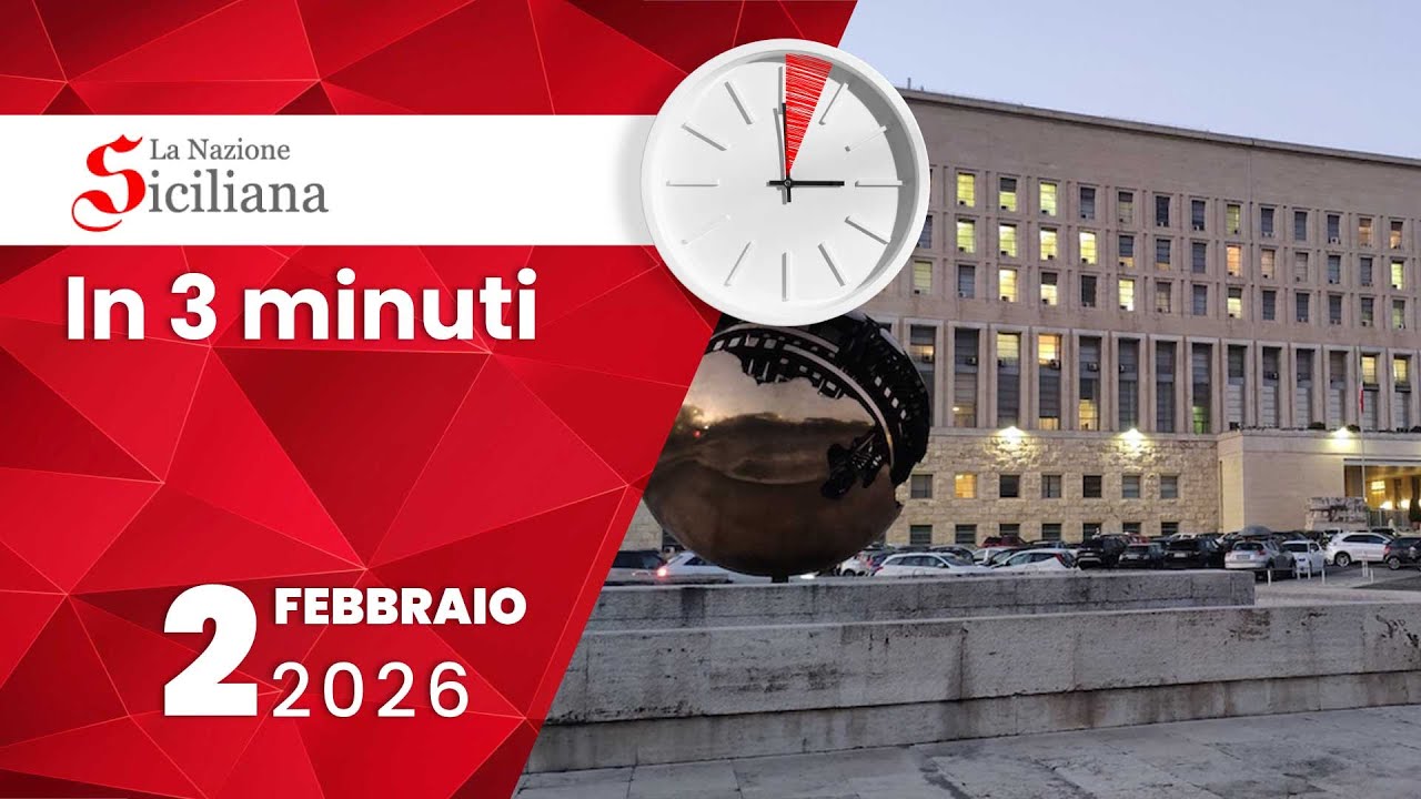 “IN TRE MINUTI” NOTIZIARIO DEL 2 febbraio 2026