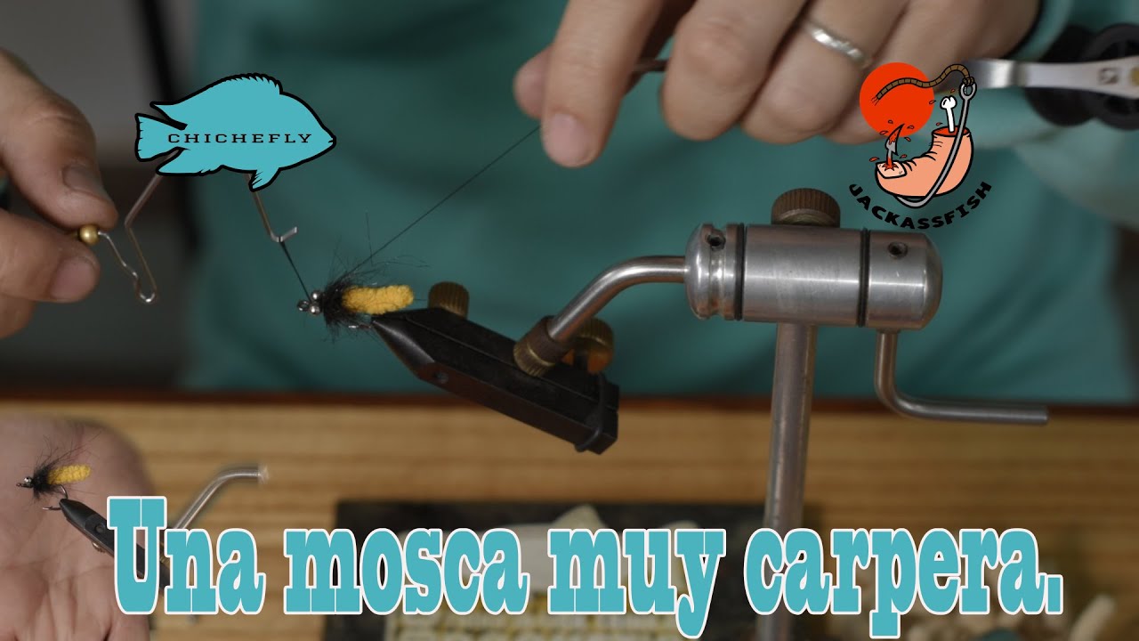 Una mosca muy carpera!!. (Atamos una MOP FLY) Para la pesca de carpas con mosca.