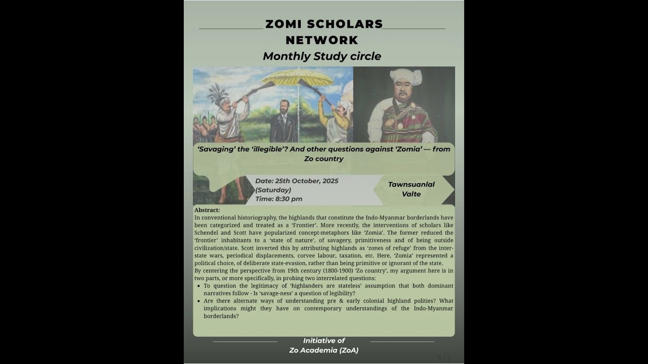 ‘Savaging’ the ‘illegible’? And other questions against ‘Zomia’ — from Zo country.
