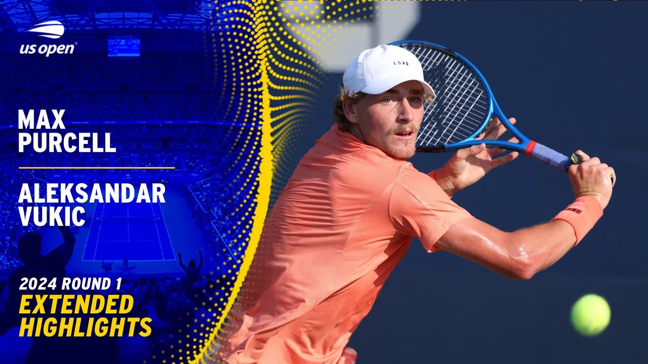 Max Purcell vs. Aleksandar Vukic Extended Highlights | 2024 US Open Round 1