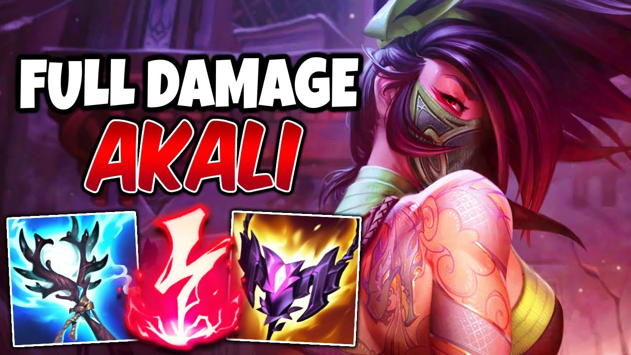 SEASON 14 FULL BURST AKALI BROKEN ONE-SHOT | Best Build & Runes | League of Legends