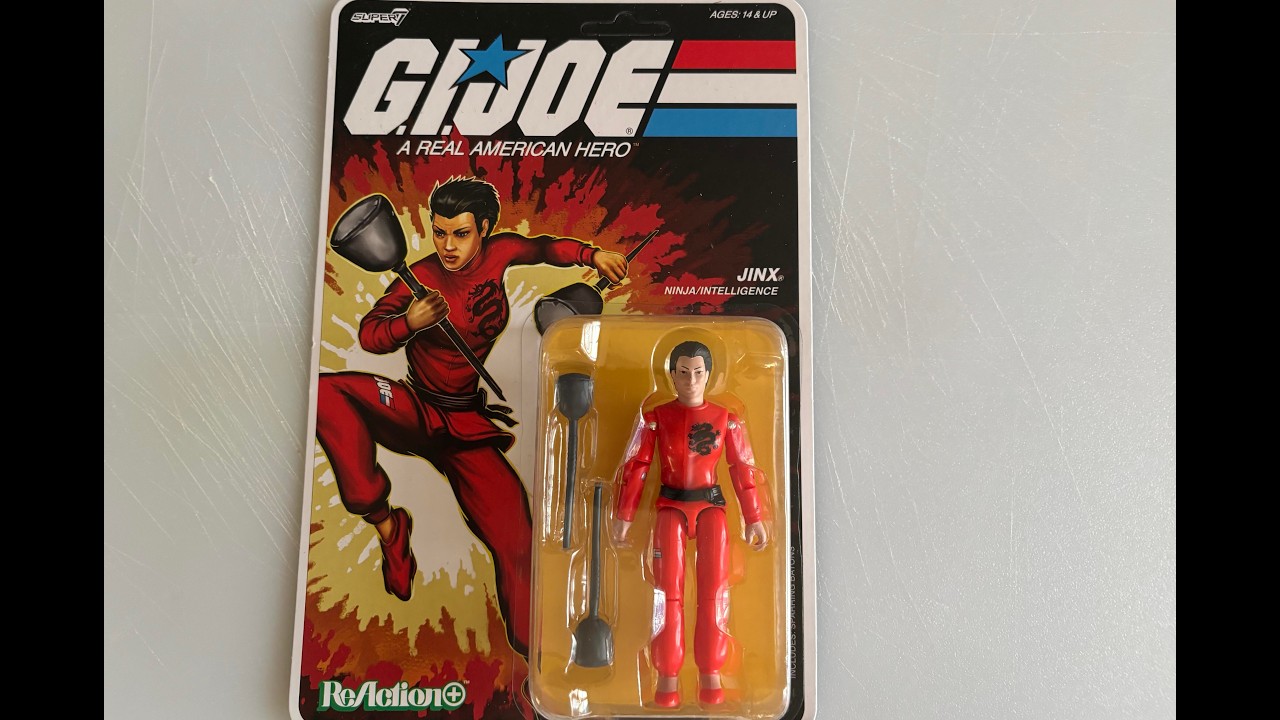 G.I. Joe Jinx (Super7 Reaction+ 2023 Release) UNBOXING