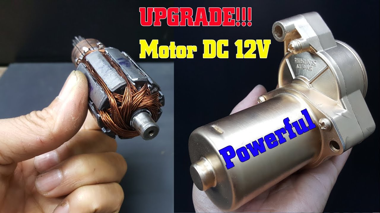 How to make upgrade Starter Motor 12V - Super Powerful