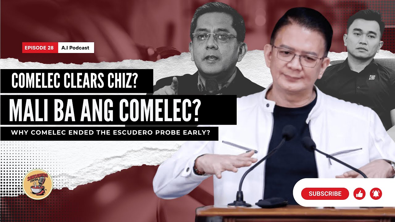 MALI BA ANG COMELEC? Agree ba kayong walang sala si Chiz?