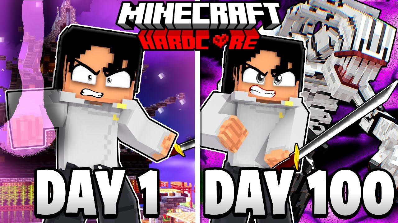 Surviving 100 Days as YUTA OKKOTSU in Jujutsu Kaisen Minecraft!