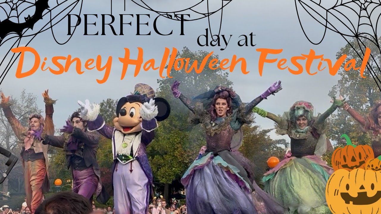 PERFECT first day of DISNEY HALLOWEEN FESTIVAL 🎃 at DISNEYLAND PARIS 🇫🇷