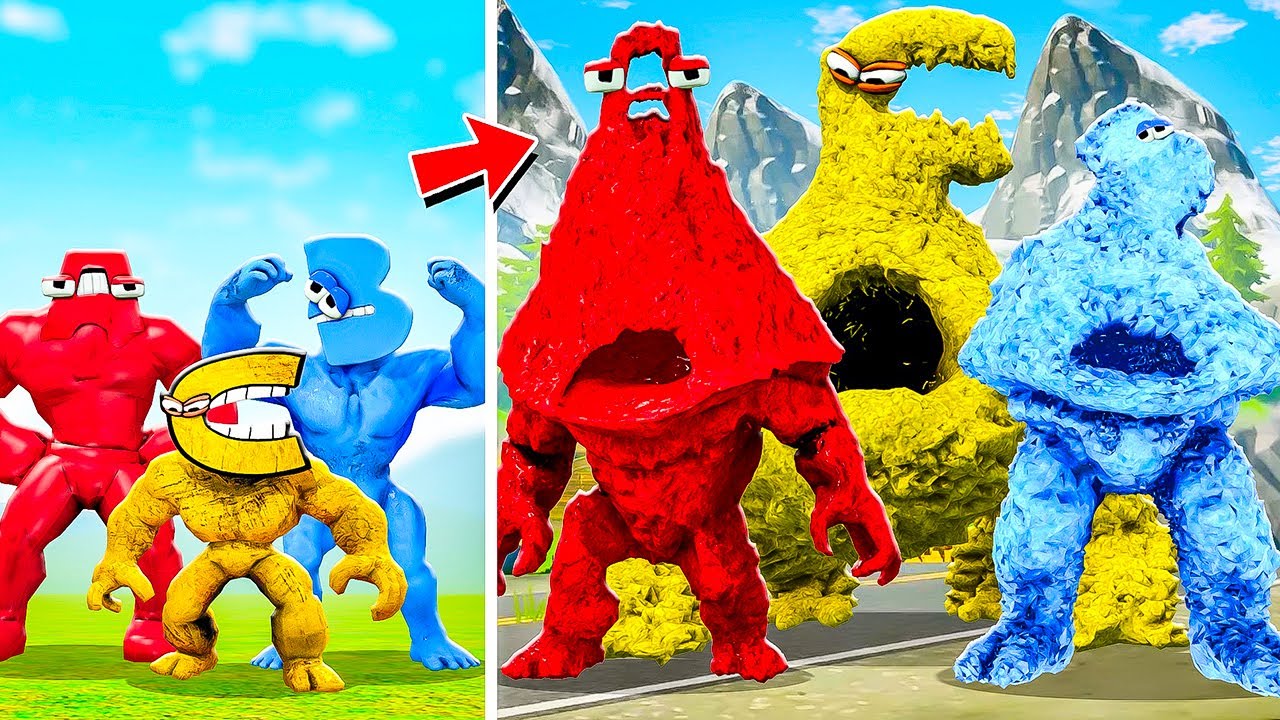 КТО ТАКИЕ ТИТАНЫ ГОРЫ АЛФАВИТ ЛОР В ГАРРИС МОД! ROCKS ALPHABET LORE В Garry`s Mod