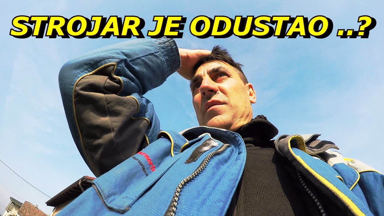 Strojar je odustao nakon 2 dana / pokidao hidraulična crijeva, srušio gusjenicu i otišao