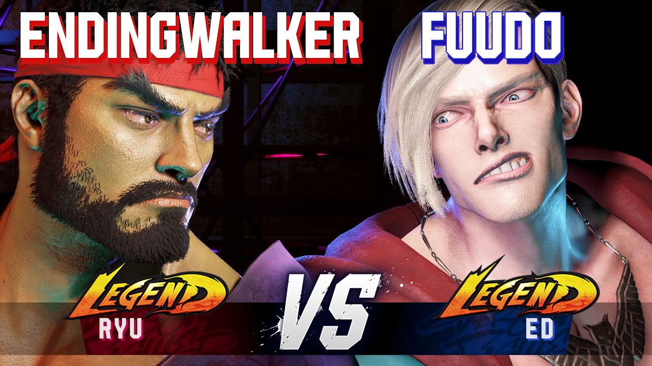 SF6 ▰ ENDINGWALKER (Ryu) vs FUUDO (Ed) ▰ High Level Gameplay