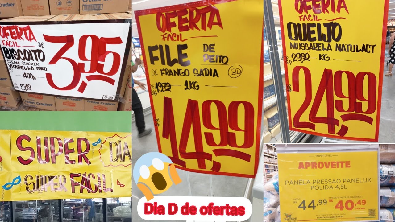 OLHA QUANTAS OFERTAS E PROMO&Ccedil;&Otilde;ES NO SUPER F&Aacute;CIL ATACADO DE JO&Atilde;O PESSOA