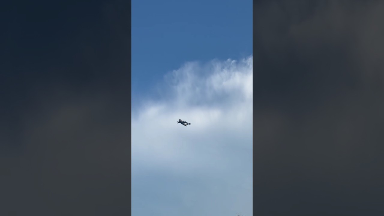 Joint Base Andrews Military Aircraft Flyover | Amazing Military Jet Spotted Near Joint Base Andrews