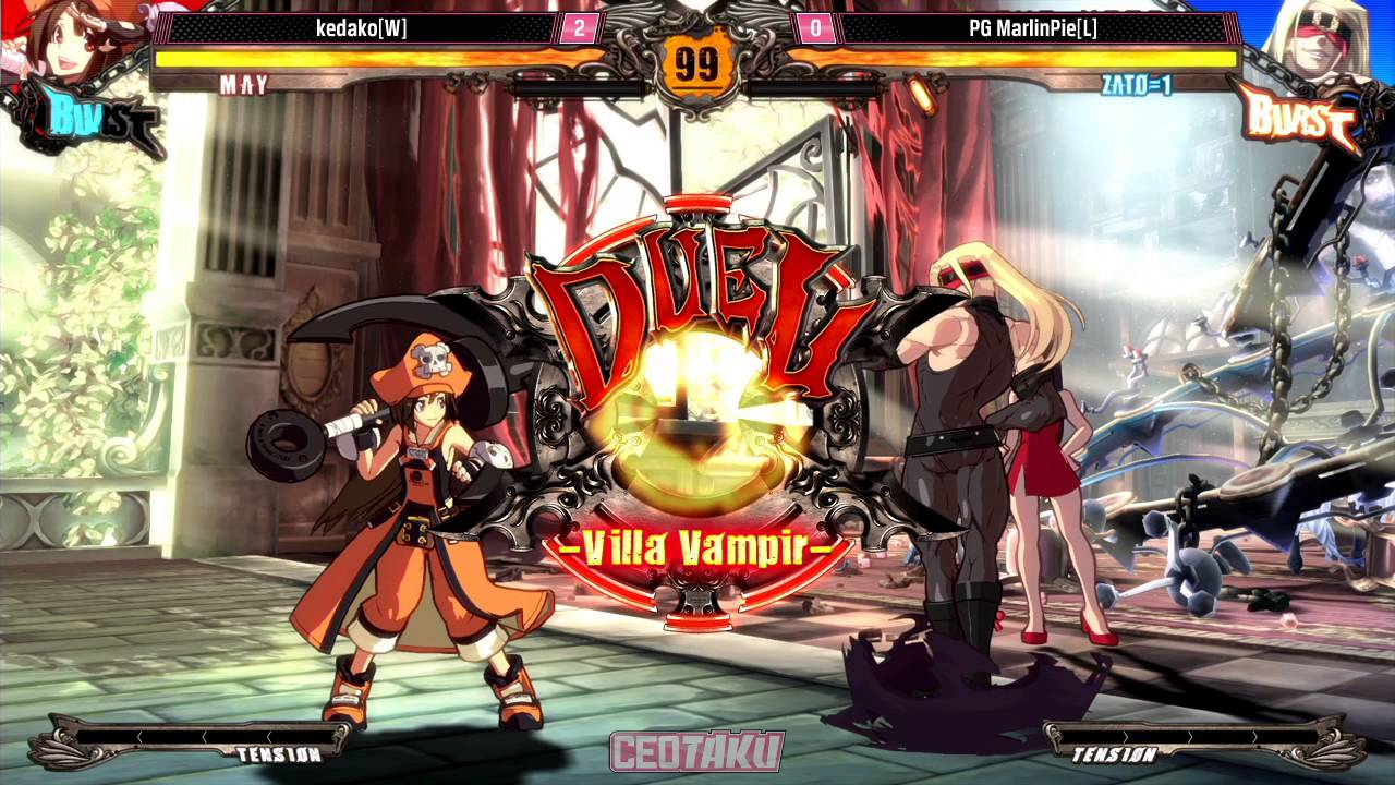 CEOtaku 2016 Guilty Gear Xrd Revelator Grand Finals けだこ(kedako) vs MarlinPie