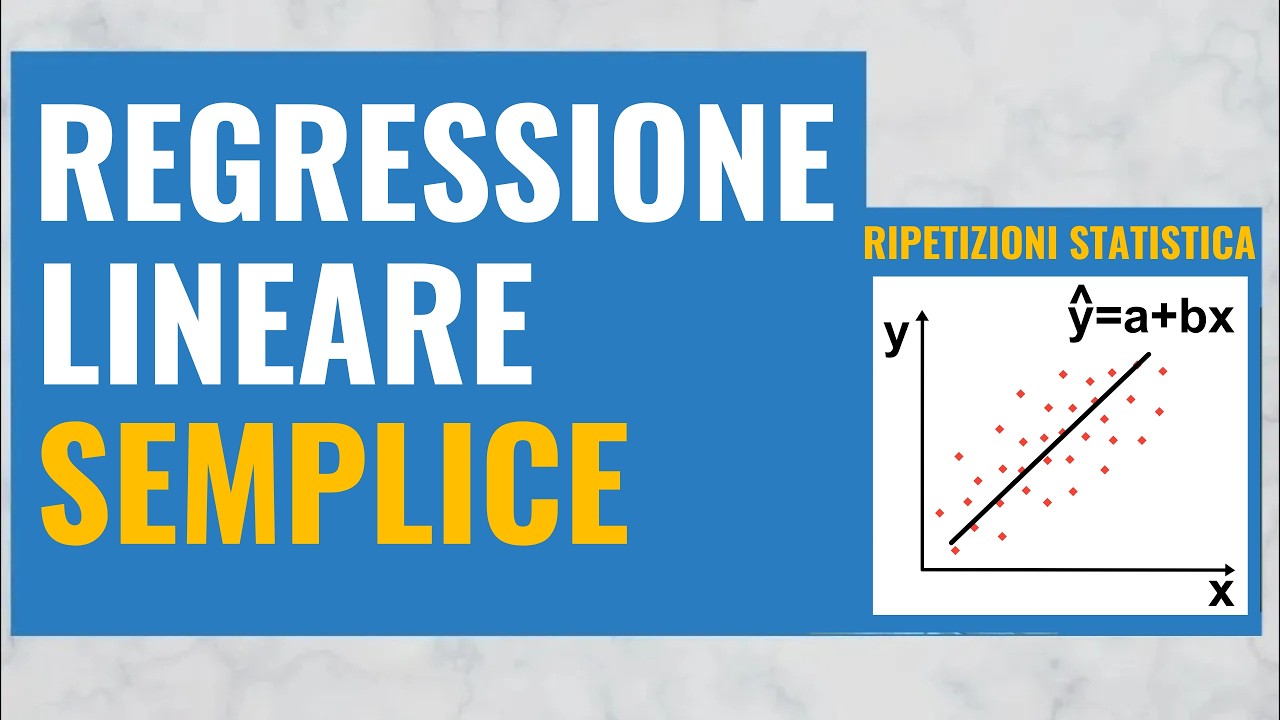 REGRESSIONE LINEARE Spiegata Semplicemente