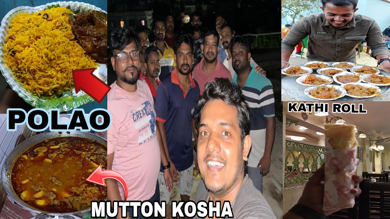 Childhood Friend's Ke Saat Picnic Kiye Bengali Style Mutton Kosha Or Polao 😍 | Full Cooking Details
