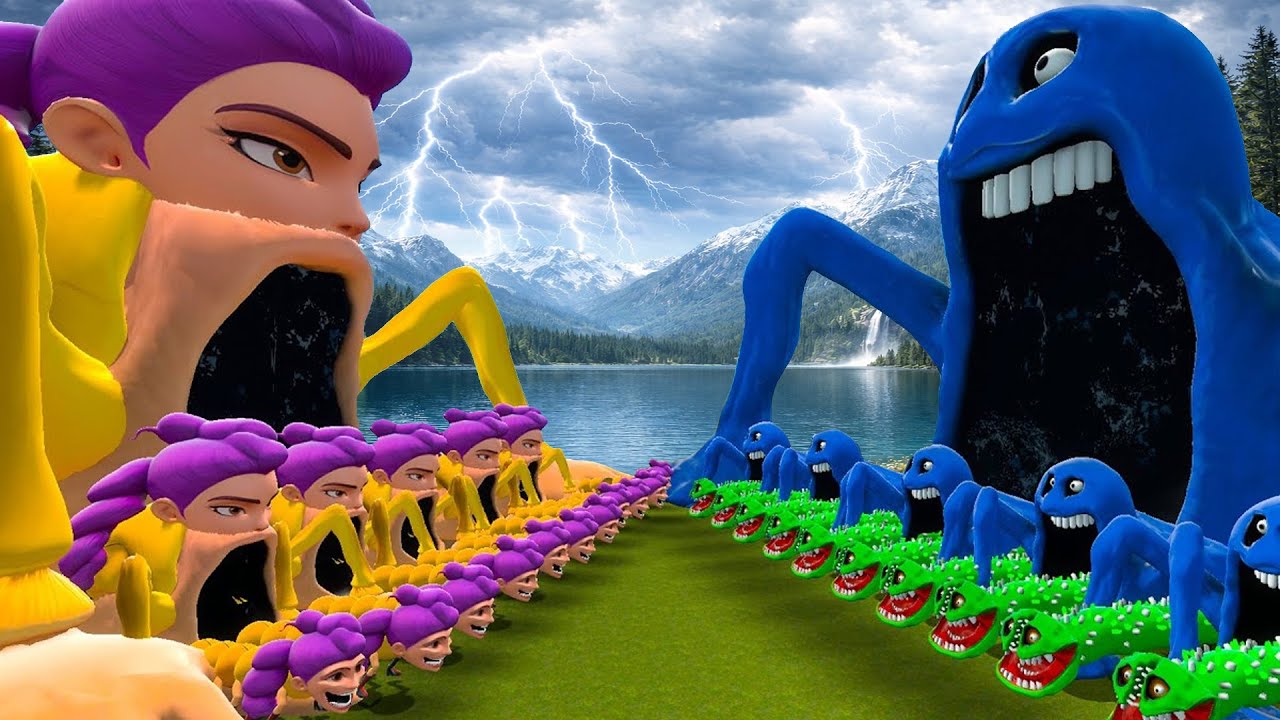 NEW ROBLOX HUNGRY SNAKE SEA EATER VS ALL RUMI SEA EATER FROM K-POP DEMON HUNTERS! | GMod Battle