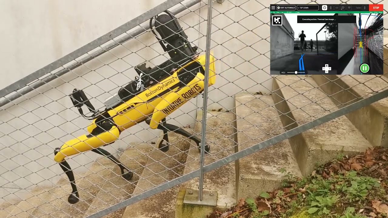 Autonomous Inspection Mission with Spot robot