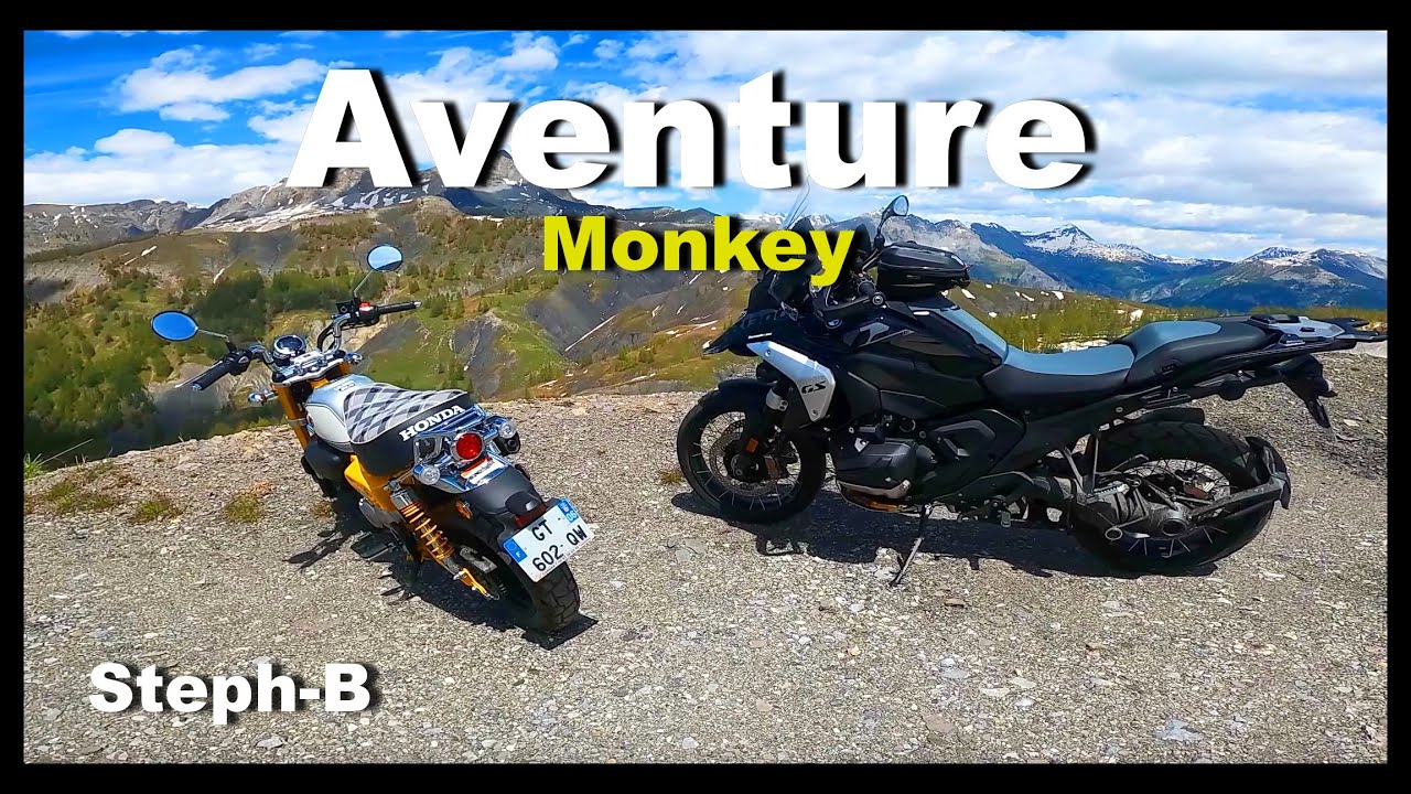 Road-trip en Honda Monkey 380km vers le Col des Champs le pur kif.