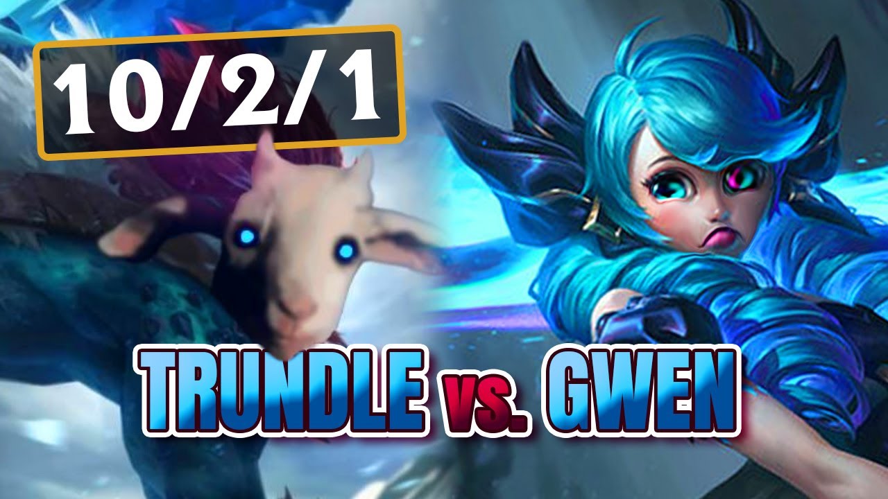 SMURFING IN MASTERS - Trundle vs. Gwen - Top Lane Gameplay Commentary