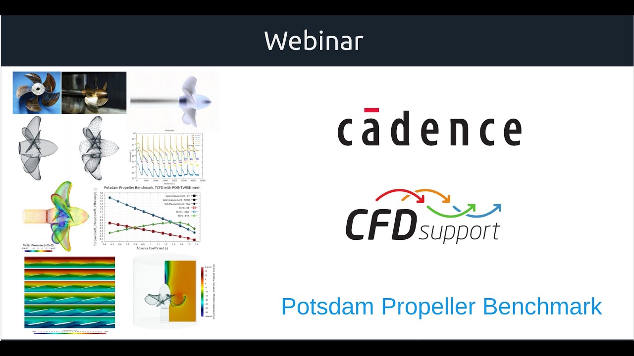 Webinar 54 - Potsdam Propeller Benchmark, TCFD + POINTWISE mesh, June 15, 2021