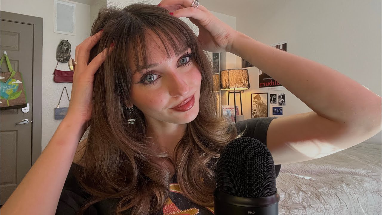 ASMR Hair Play And Scalp Scratching