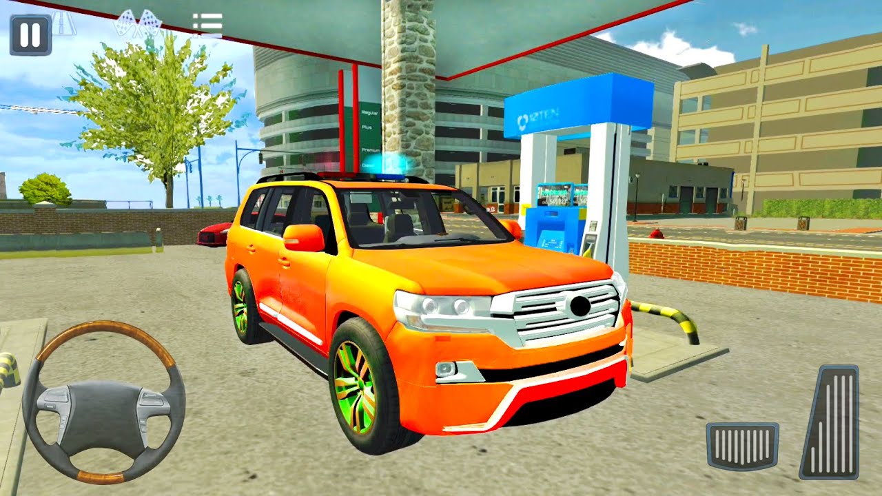 Toyota Land Cruiser With Siren Driving - Car Parking Multiplayer #4 - Android Gameplay