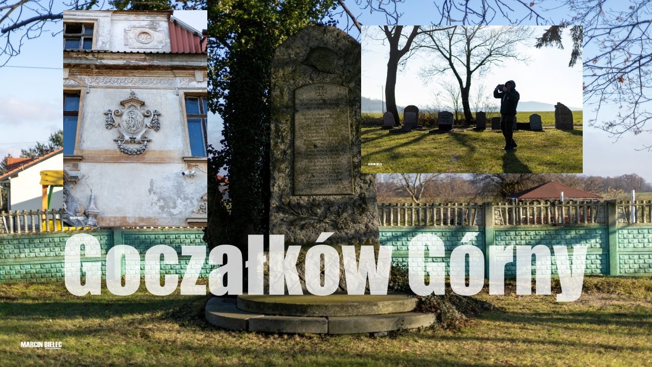 Goczałk&oacute;w G&oacute;rny -  Lapidarium, Pomnik i Pałac - Dolny Śląsk