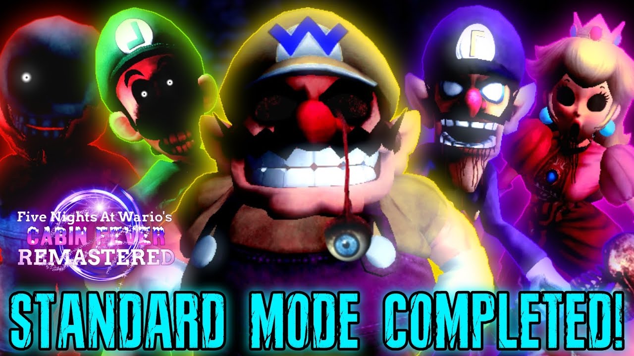 Five Nights At Wario's: Cabin Fever Remastered Gameplay | Standard Mode Completed!