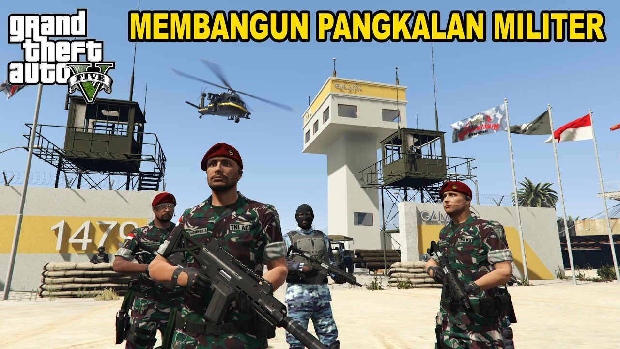 AKHIRNYA KITA PUNYA PANGKALAN MILITER - GTA 5 MOD ZOMBIE SURVIVAL #226