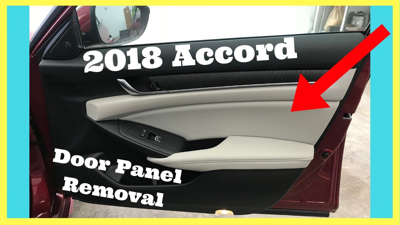 Снятие передней дверной панели Honda Accord 2018 года. Как снять, заменить и установить.