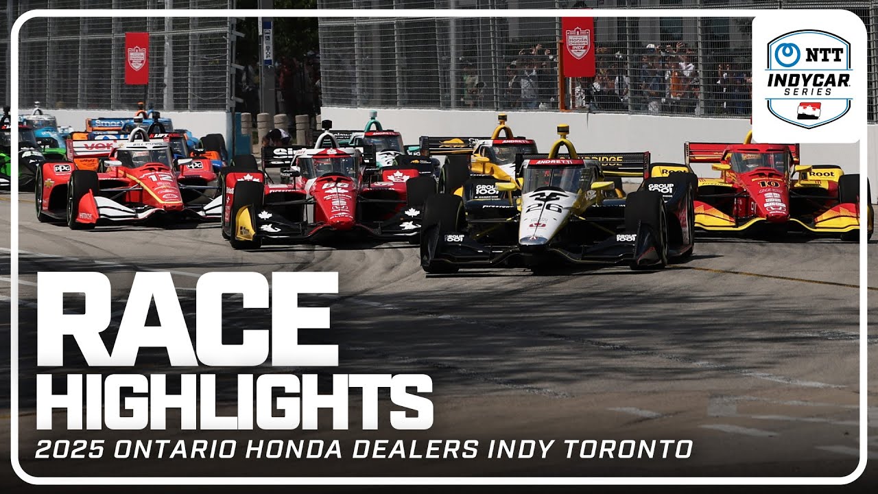 Race Highlights | 2025 Ontario Honda Dealers Indy Toronto | INDYCAR SERIES